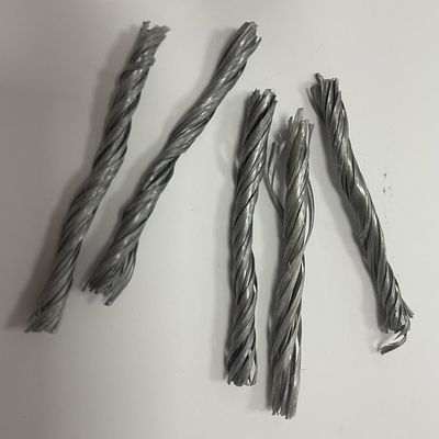 مادة رمادية بوليمر تويست Bunchy PP Fiber للأرضيات الصناعية