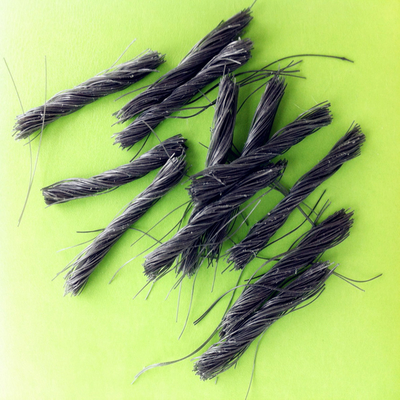 مادة رمادية بوليمر تويست Bunchy PP Fiber للأرضيات الصناعية