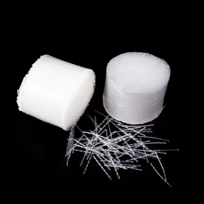 48mm 54mm PP Macrofiber للخرسانة مسبقة الصنع ، الخرسانة المرشوشة