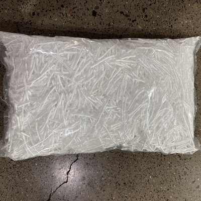 PP Macro Synthetic Fiber Twist 51mm اللون الأبيض لأرضية بيسوس الصناعية