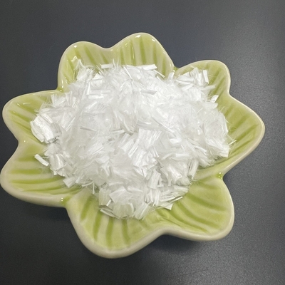 الألياف المقطعة البيضاء 1.5D * 6mm الذرة ألياف PLA لسائل الحفر في صناعة النفط