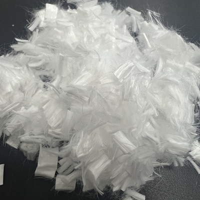 الألياف المقطعة البيضاء 1.5D * 6mm الذرة ألياف PLA لسائل الحفر في صناعة النفط