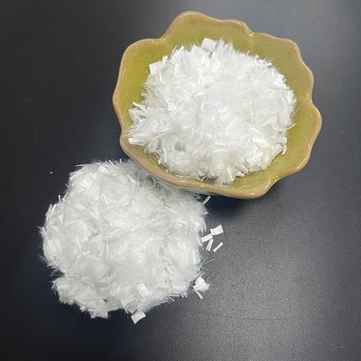 الألياف القصيرة الجافة من حمض البوليمكتيك ألياف PLA 1.5D * 6mm لصنع الورق