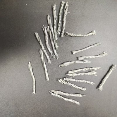 54MM الأسود البولي بروبلين PP ملفوفة الألياف لترميم البناء الخرساني