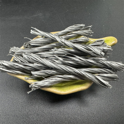 40 مم PP الألياف الملتوية Bunchy Form 500T لتقوية الخرسانة