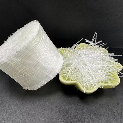 إضافة الهندسة المدنية PP الألياف الكبيرة الموجية الشكل 24-60mm لتعزيز الاسمنت ومكافحة الشقوق