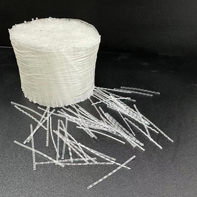 شكل موجة شفافة PP Macrofiber لمواد تعزيز الأساس لحماية استقرار الأساس
