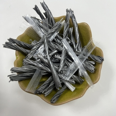 معتمد من قبل CE PP Fiber Bundle Twisted Mesh Fiber للخرسانة