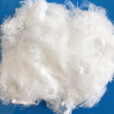 الألياف البيضاء المضادة للبكتيريا PLA Polylactic Acid Fiber Polypropylene Staple Fiber للمنسوجات